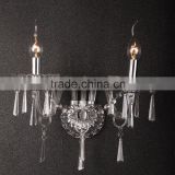 Clear glass wall sconce vintage lighting lamp