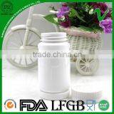 HDPE White Capsule Square Plastic Pill Bottle Pharmaceutical Grade
