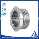 BS Thread&NPT Thread Malleable Iron/stainless Steel Bushing Plug Pipe Fittings