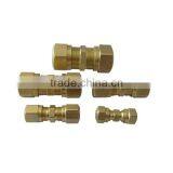 Union,Air Brake Fittings for Nylon Tube,Brass Valve,Nylon Air Brake Fittings,brass Fittings thumbnail-1