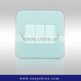 British Style 3 Gang Push Button Switch thumbnail-1