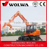 Dls890-9a 8 Ton 0.4cbm New Wheel Excavator China Mini Wheel Excavator thumbnail-3