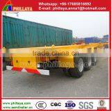 2017 40ft 3 Axle Retractable Skeletal Container Semi Trailers for Sale thumbnail-5