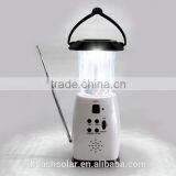 Hotsales FM Radio Solar Power and Emergency Crank Solar Lantern &solar Chargers thumbnail-1