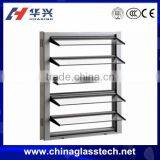 Bathroom Room PVC Glass Vertical Louver Window thumbnail-1