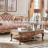 Great British Luxury Classic Furniture Living Room Sofa Set, Antique Carved Wooden Queen Anne Sofa Couch Sets thumbnail-2