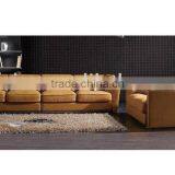 Upholstered Genuine Leather Sofa Set B400033 Four Seater an One Seater thumbnail-1