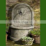 Chinese Marble Lion Head Wall Fountain for Sale thumbnail-1