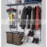 Storability Garment Wall Mount Storage System With Drying Rack and Laundry Functional thumbnail-2