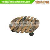 Solid Wood Pine Flowerpot Dolly thumbnail-1