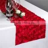 High Quality Romantic Rosette Table Runner For Wedding/Party thumbnail-2