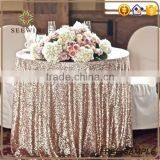 Customized Glittering Sequin Table Cloth for Wedding Decoration thumbnail-2