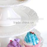 2015 New Promotion Color Ceramic Cake Plate Cake Holder Cake Stand for Wedding thumbnail-3