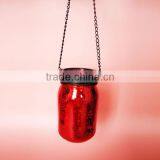 Sliver Plating Glass Candle Jar With Metal Lid Hanging on Christmas Tree thumbnail-3