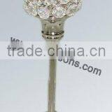Crystal Candle Holder With Metal Stand for Wedding Decor thumbnail-3