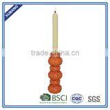 Low Moq and Cheap Poly Resin Six-round Shell Candle Holder thumbnail-1