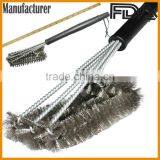 Food Grade Stainless Steel Cleaning Grill Bbq Brush thumbnail-4