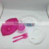 BPA-FREE Plastic Salad Lunch Box Set With Ice Pack/plastic Lunch Box Set thumbnail-2