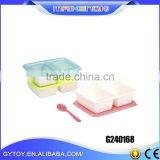 Plastic Food Container Capacity 750ml Lunch Box With Compartment thumbnail-2