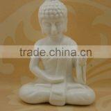 Factory Direct White Ceramic Buddha Statue Wholesale thumbnail-3