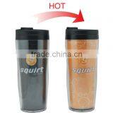 Premium Travel Mug Color Changing Plastic Tumbler thumbnail-1