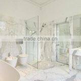 High Quality Heat Resistance Natural Stone White Marble Tile With Promotional Price thumbnail-1