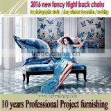 FF2014 Fancy Fun Romantic High Back Decoration Leisure Chair Butterfly Velvet Wedding Chair Hotel Photo Studio Shop Window Chair thumbnail-1