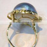 Beautiful Real Natural Pearl Ring Tahitian Pearl Ring thumbnail-2