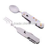 Camping Tool Stainless Steel Camping Spoon Fork Knife thumbnail-5