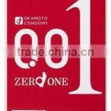 Japanese OKAMOTO Thinnest Condom 001 0.01 mm Made in Japan for Wholesaler thumbnail-1