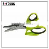 61018 New Style 5 Blades Kitchen Craft Scissors Herb Scissor With Support Rack thumbnail-2