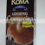 Honsei Ginseng Cappuccino instant coffee