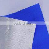 Factory Pirce Polyethylene Sheet In Roll One Side Blue Backside Grey Silver