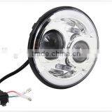 IP68 7 Inch Landrover Defender LED Headlights Hi-low Beam Moving Driving LED Headlamp thumbnail-3