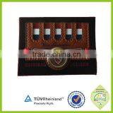 2014 Hot Sales Fashion Profession Custom pu Leather Label Maker