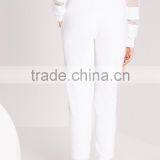 OEM Service Fashion Cheap White Ripped Front Jogger Pants thumbnail-5