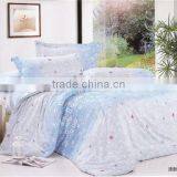 100%polyester Disperse Printed Tulip Flower Design Diamond Velvet Bedding Set thumbnail-1