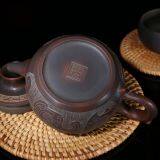 Chinese Qinzhou Nixing Pottery Large Capacity Purple Clay Pot Pure Handmade Maestro Kungfu Tea Pot thumbnail-3