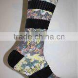 Polyester Cotton Printed Socks for Men thumbnail-3