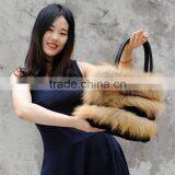 CX-H-33 Genuine Red Fox Fur & Mink Fur Hand Bags thumbnail-6