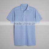 Three Gripper Front Placket Mens Polo Company Uniform 100% Polyester Pique Material Customize Color Brand Logo Worker Suit thumbnail-2