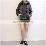 2017 Chinese Wholesale Custom Competitive Price Casual Zip Velvet Tracksuit thumbnail-2