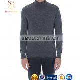 High Neck 100% Wool Cashmere Knit Men Sweater thumbnail-1