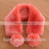 2016 Autumn and Winter Women's Faux Fur Collar Female Winter Faux Rex Rabbit Fur Scarf Thermal Muffler Thicken Warm Scarf thumbnail-3