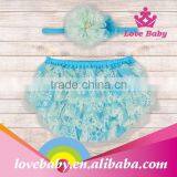 Two Pieces Baby Toddler Training Pants Lace Baby Ruffle Shorts LBE4092903 thumbnail-1