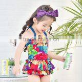 S60569B 2017 Fashion Cute Children's Swimsuit Dress Style Girls Swimwear thumbnail-2