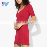 Ladies Simple New Fashion Clothing Sexy Bodycon Shift Dress thumbnail-3