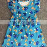 2017 New Design Children Girl Dress Childrens Clothing Clownfish Dress thumbnail-1