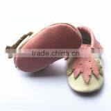 Wholesale Genuine Leather Baby Girl Shoes Moccasins thumbnail-2