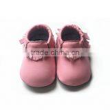 2016 Colorful Shoes Baby Moccasin High Quality Baby Leather Shoes With Rubber Sole Shoes Fashion Shoes thumbnail-3